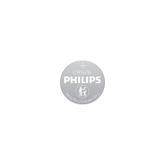 Philips CR1616 3V Lithium Button Cell Battery - 2 Piece