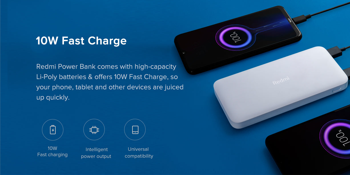 Xiaomi Redmi 10000mAh Power Bank