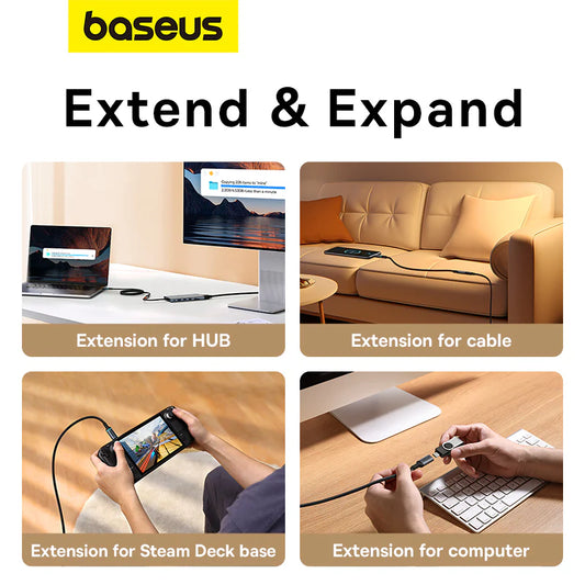 Baseus BS-OH157 Ultra Clarity Hub with 4K at 60Hz Output
