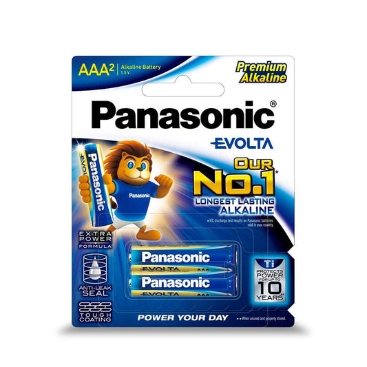 Panasonic Evolta Premium Alkaline Battery - 2 Pcs