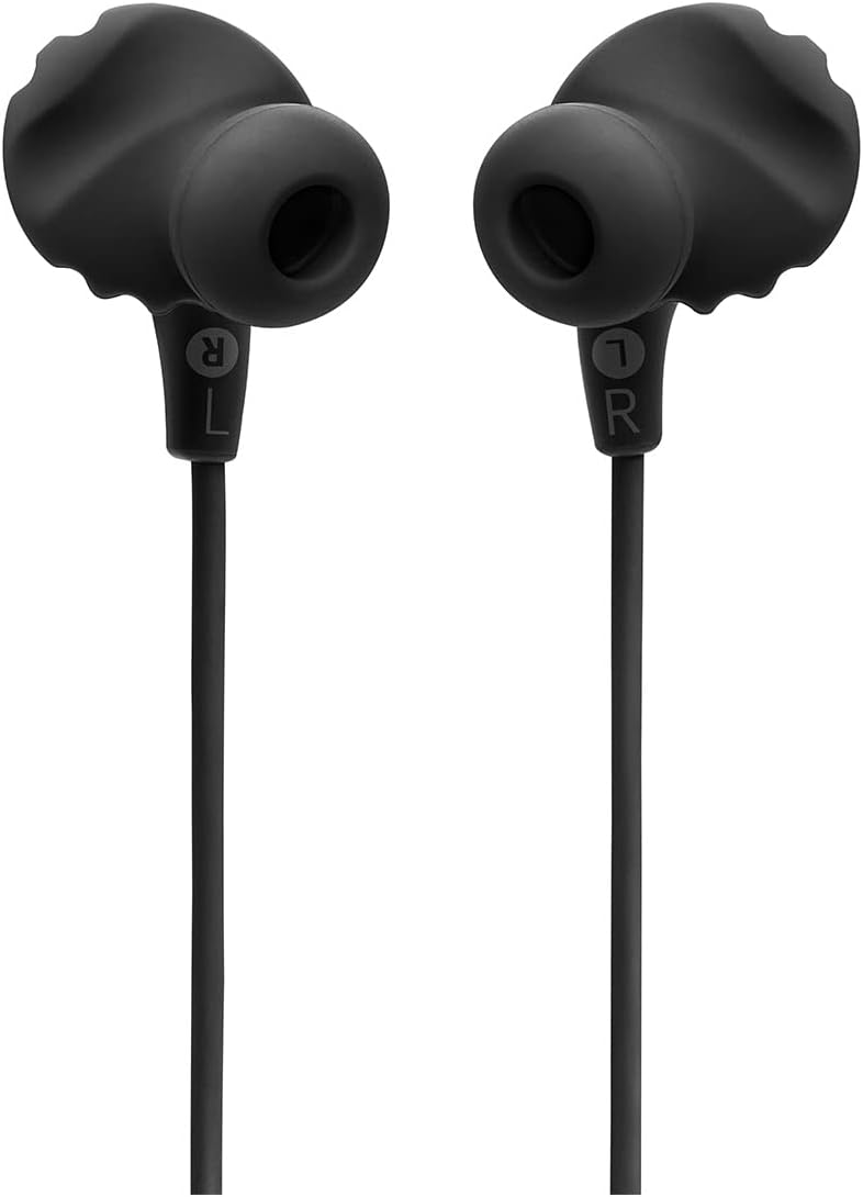 JBL Endurance Run 2 Wired, 3.5mm, Black, Sweat proof Sports Earphones with Mic