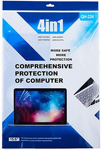 QH-224 Laptop 4 in 1 Comprehensive Protection Stickers for 15.6 Inches