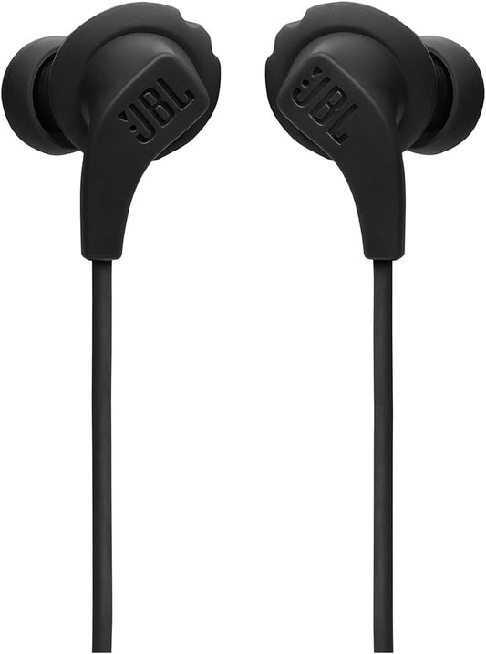 JBL Endurance Run 2 Wired, 3.5mm, Black, Sweat proof Sports Earphones with Mic