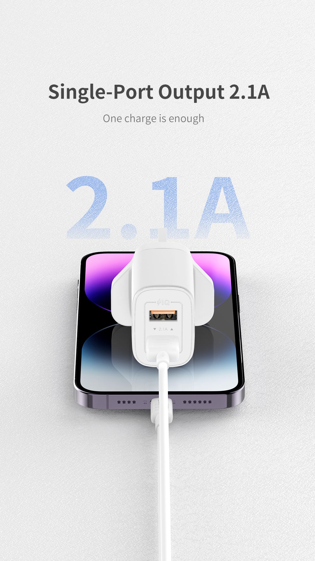RECCI RC53U Dual USB Port Travel Charger