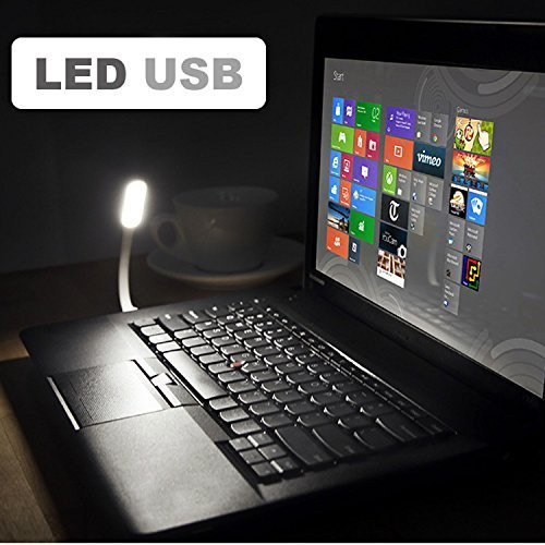 USB LED Portable Lamp, Flexible Silicone Neck