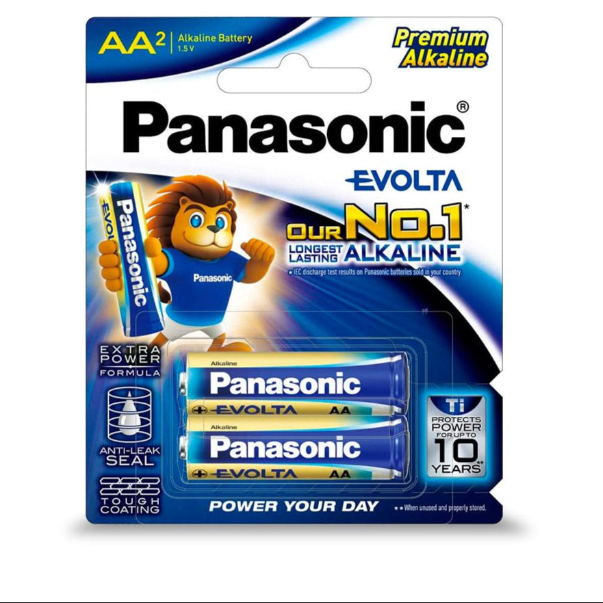 Panasonic Evolta Premium Alkaline Battery - 2 Pcs