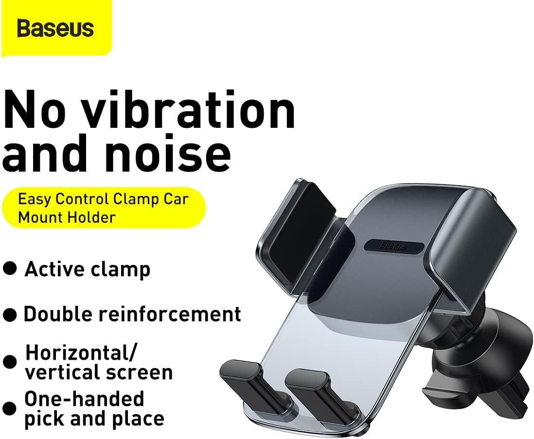 Baseus SUYK000101 Easy Control Clamp Car Mount Holder, Air Outlet Version