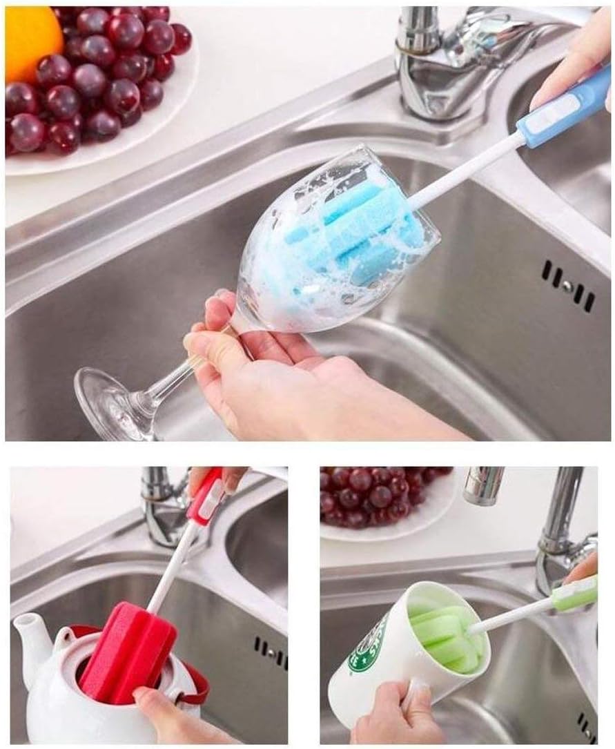 Bottle Cleaning Brush with Sponge