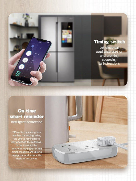 LDNIO SCW3451 WI-FI Smart Power Strip, 2 Meters