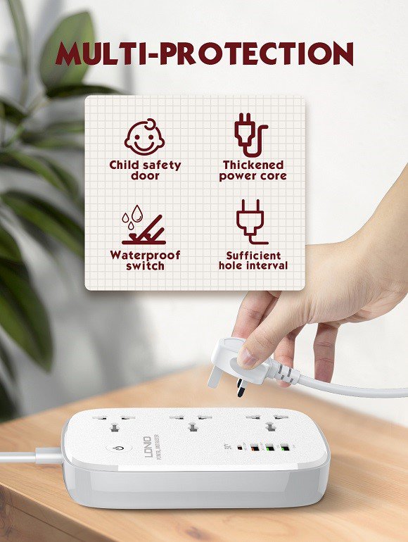LDNIO SCW3451 WI-FI Smart Power Strip