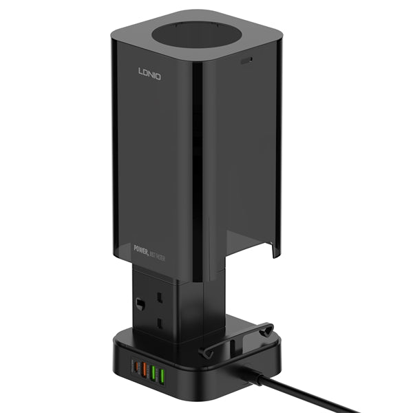 LDNIO SKW6457 Power Extension Tower, Charge Smarter, Live Organized