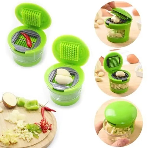 Garlic Chopper K003, Manual Slicer and Dicer