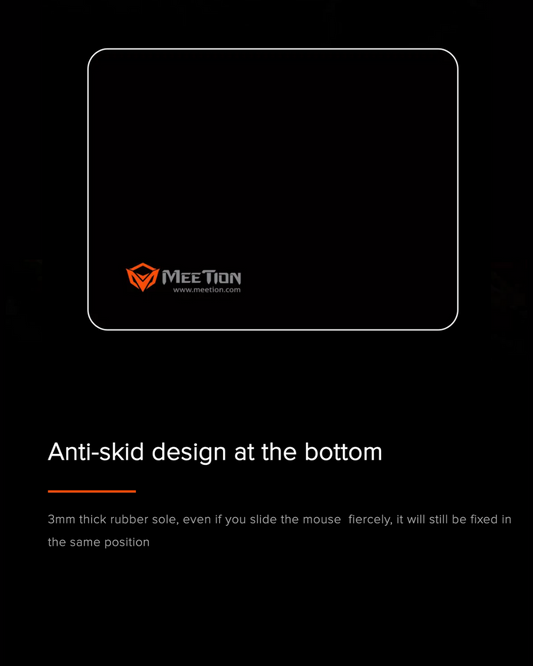 Meetion Gaming Mouse Pad 250 x 190 x 3mm for Non-Slip Base and Washable Surface
