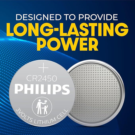 Philips LR54 AG10 1.5V Alkaline Button Cell Battery – 1 Piece