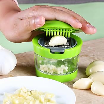 Garlic Chopper K003, Manual Slicer and Dicer