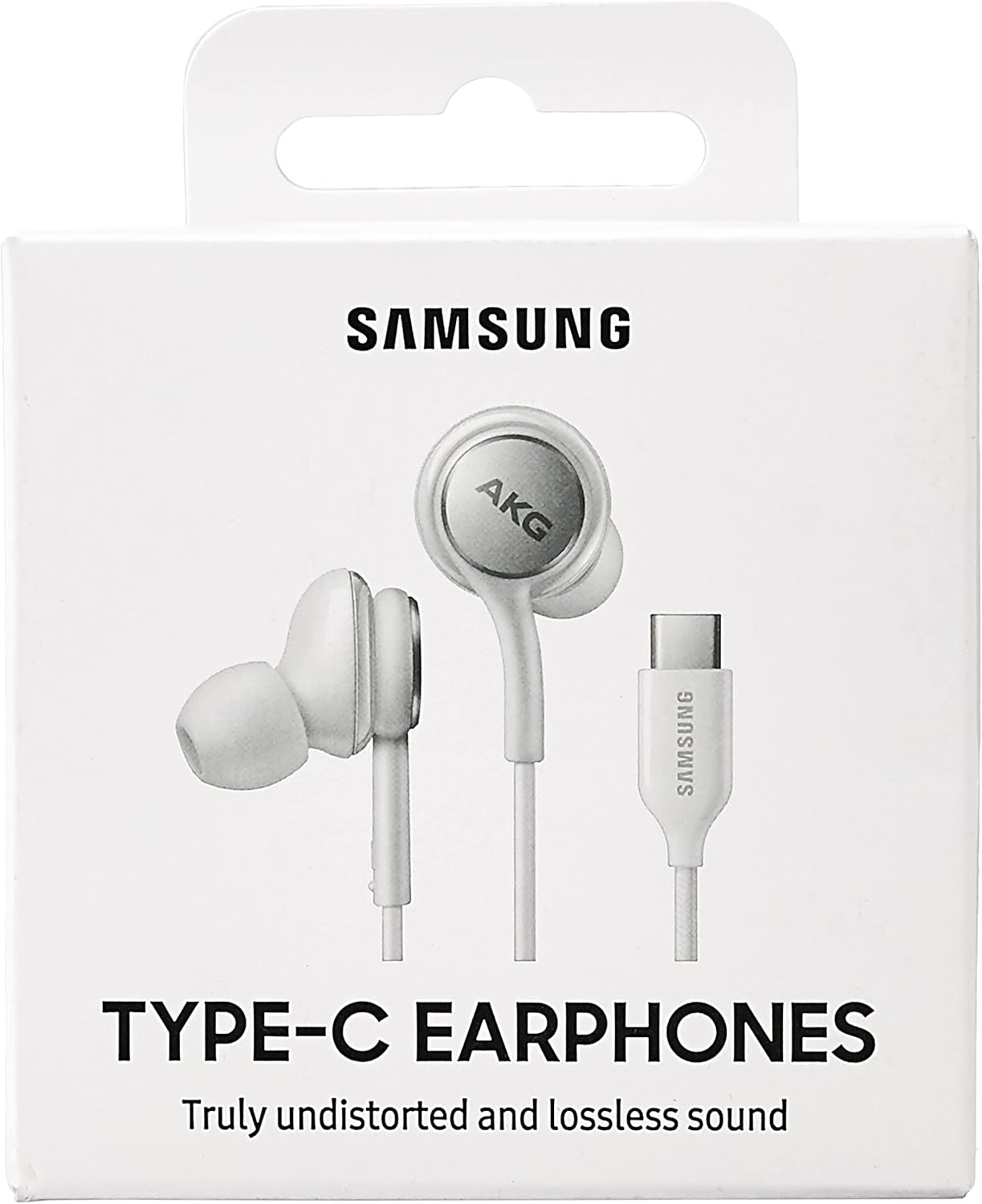 Samsung EO-IC100 Type-C Earphones -White, AKG-Tuned Sound, Global Version
