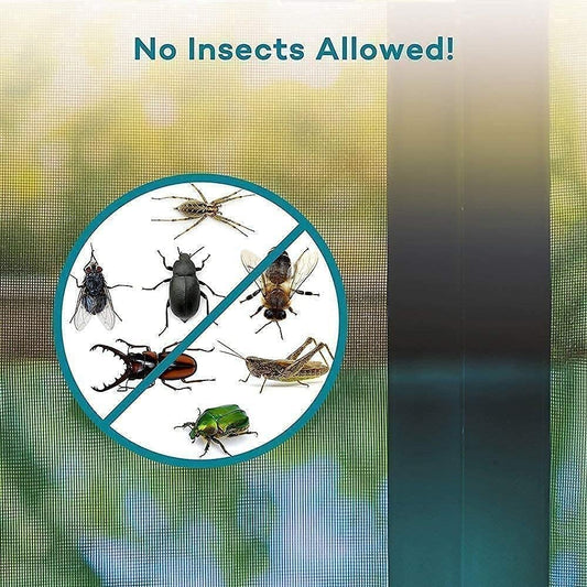 Magnetic Fly Screen Door, Heavy-Duty, Anti Mosquito Mesh, No Gap,Super Quiet, No Drilling, Washable Mesh, 100*210cm