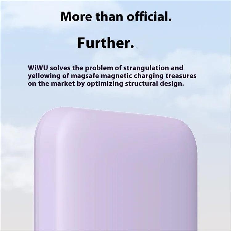 WIWU WI-P037 5000mAh Small Pudding Magnetic Wireless Power Bank