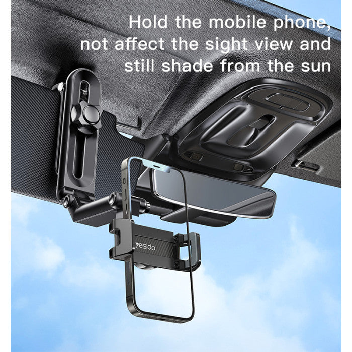 Yesido C194 Sun Visor Universal Vehicle Mobile Holder