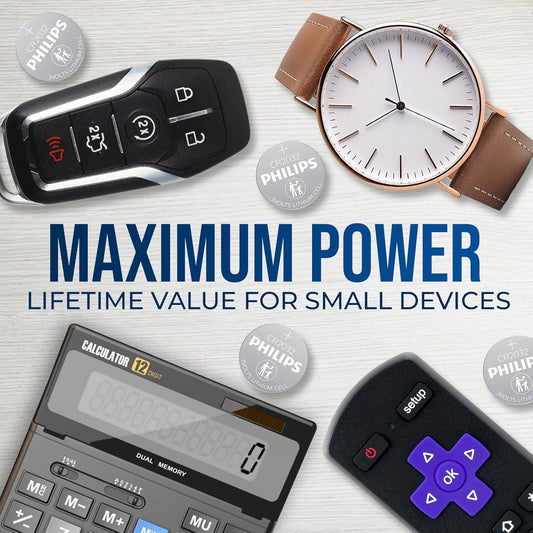 Philips CR2450 3V Lithium Coin Battery – 1 Piece