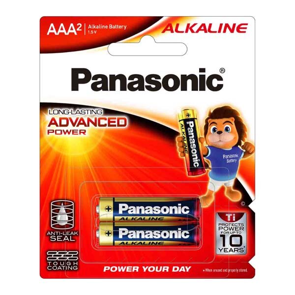 Panasonic Alkaline AAA Battery - 2 Pcs
