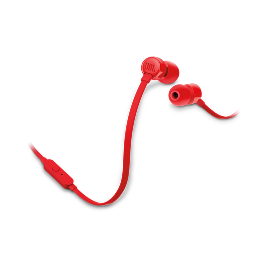 JBL TUNE 110 3.5mm Wired Earphone - Red