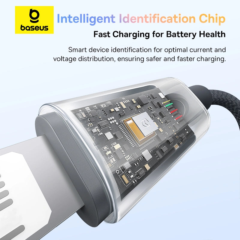 Baseus Discolor Series USB-C to USB-C Cable, 100W Fast Charging