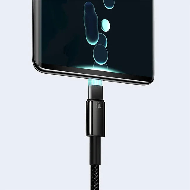 Baseus Tungsten Gold USB to Type-C Cable 66W Fast Charging