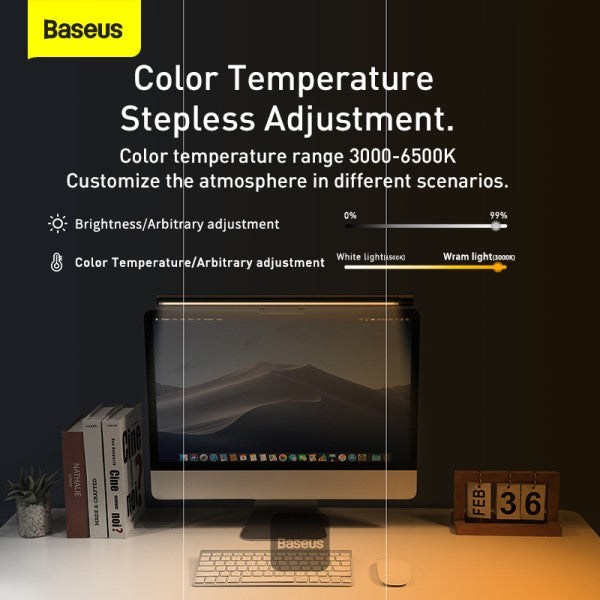 Baseus I-Wok Series Screen Hanging Light, USB Asymmetric Light Source Pro