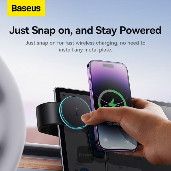 Baseus 15W C02 Pro Magnetic Wireless Charging Car Mount
