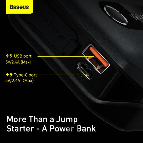 Baseus 10,000mAh Super Energy Air Car Jump Starter and Portable Power Bank