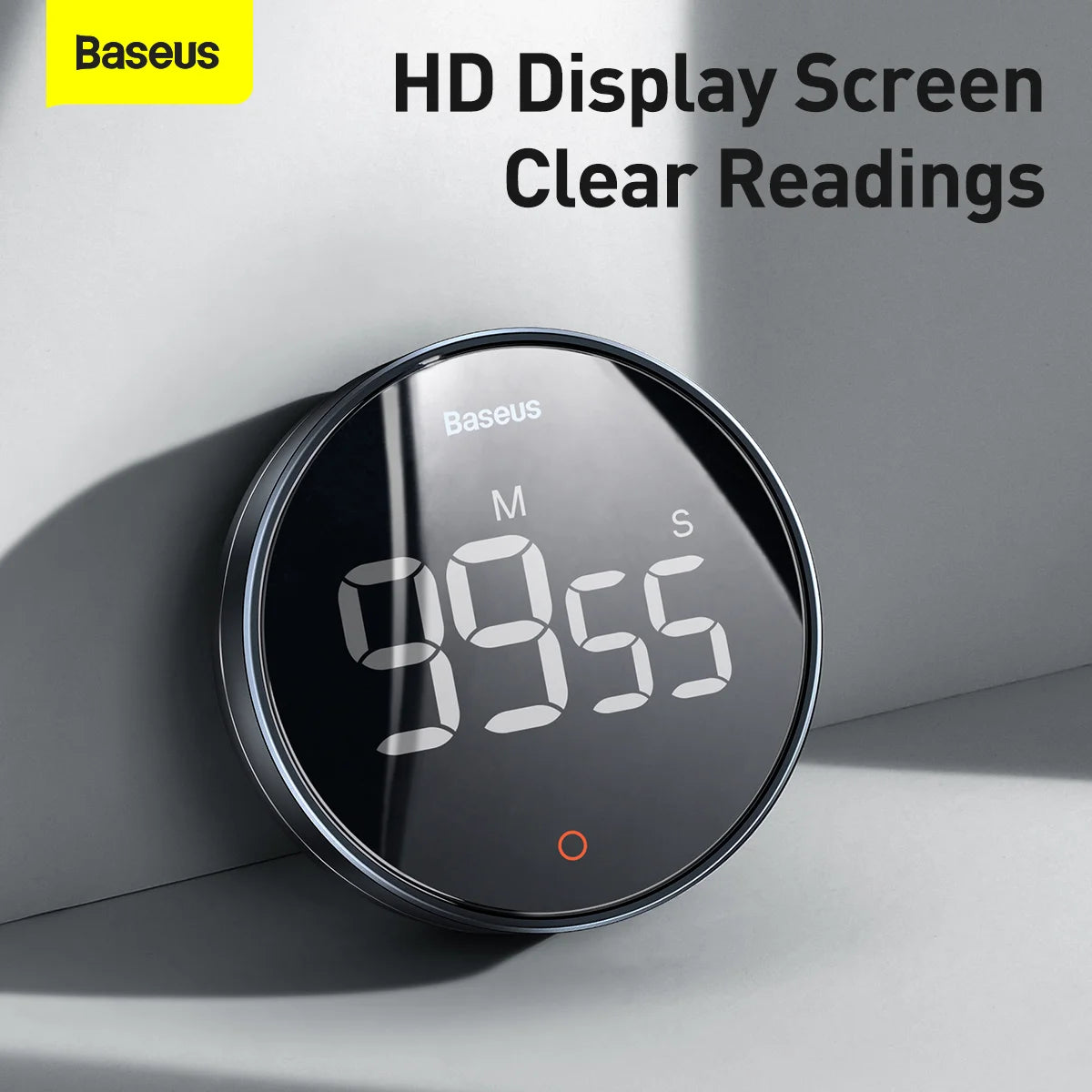Baseus Heyo Rotation Countdown Timer Pro, Magnetic, LED Display, Silent Operation