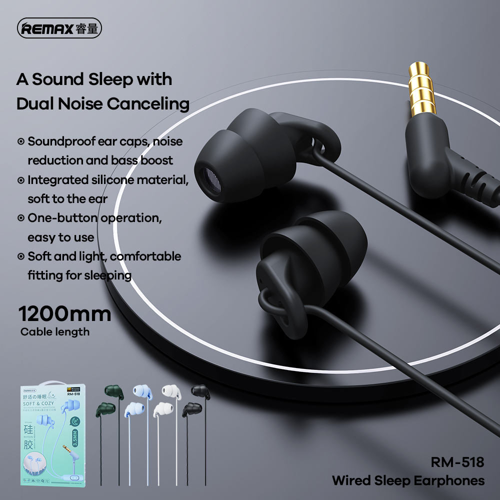 Remax RM-518 Wired Sleep Earphone