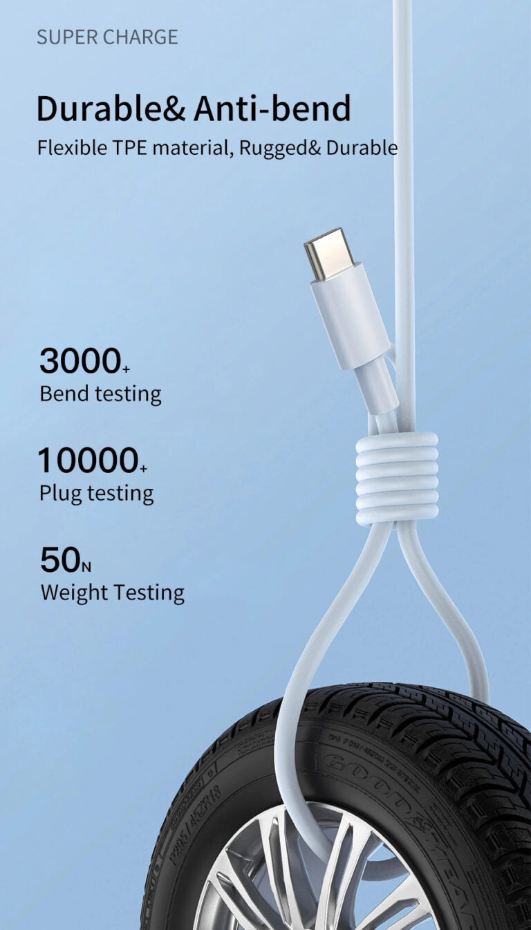 WIWU Wi-C032 Classic 60W Fast Charging Type-C to Type-C Cable - 1.5M