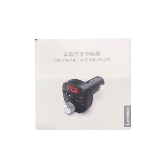 Lenovo LC3505 Car Charger with Bluetooth, Dual USB + FM Transmitter