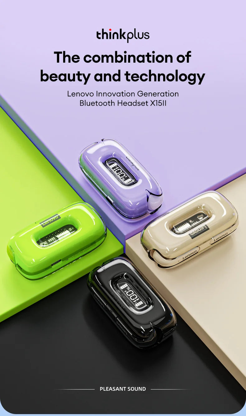 Lenovo X15II Thinkplus Buds with Digital DIsplay