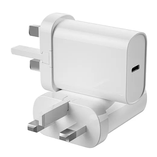 WIWU WI-U001 Type-C 20W PD UK 3 Pin Fast Charger
