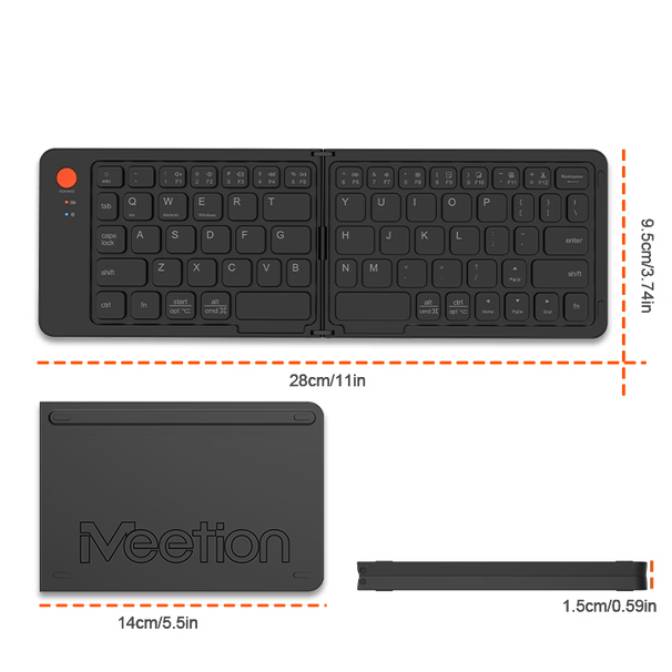 Meetion BTK001 Foldable Bluetooth Keyboard