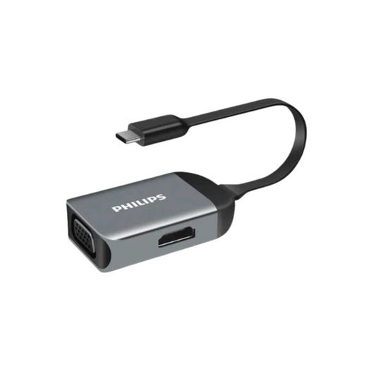 Philips SWR1607AM/93 USB-C to VGA & HDMI Adapter