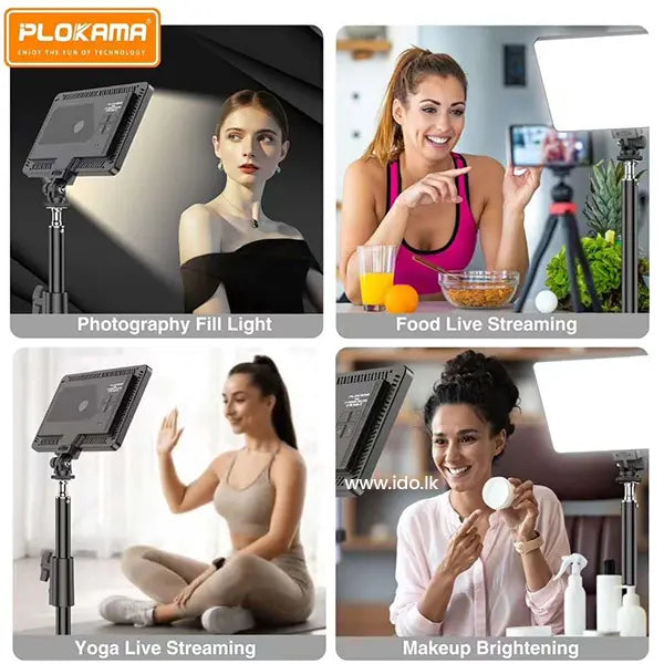 PLOKAMA U480 20W LED Fill Light Panel Rechargeable