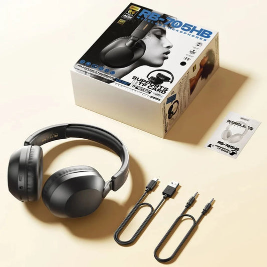 Remax RB-705HB Wireless Headphones with Power, Comfort & Style