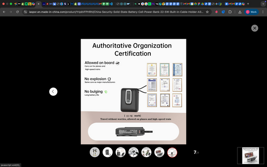 ASPOR A313 22.5W Portable 10000mAh Wireless Power Bank