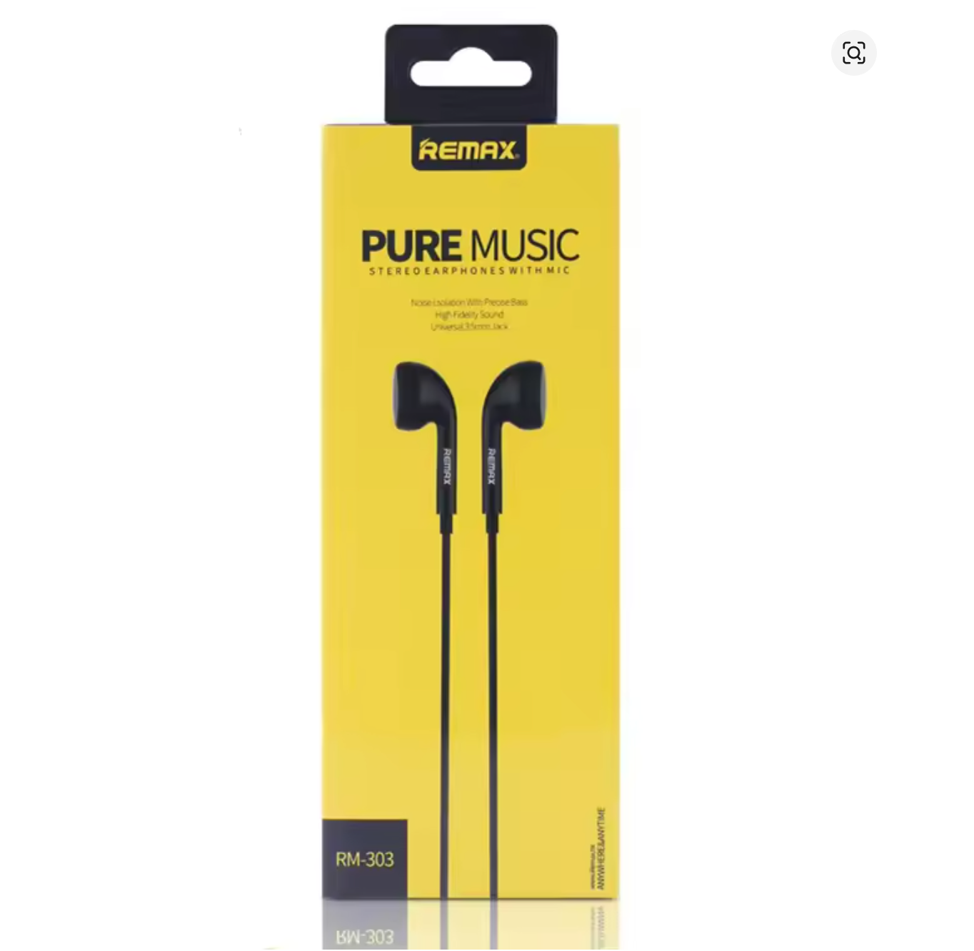 Remax RM303 Pure Music Stereo Wired Earphones with Microphone