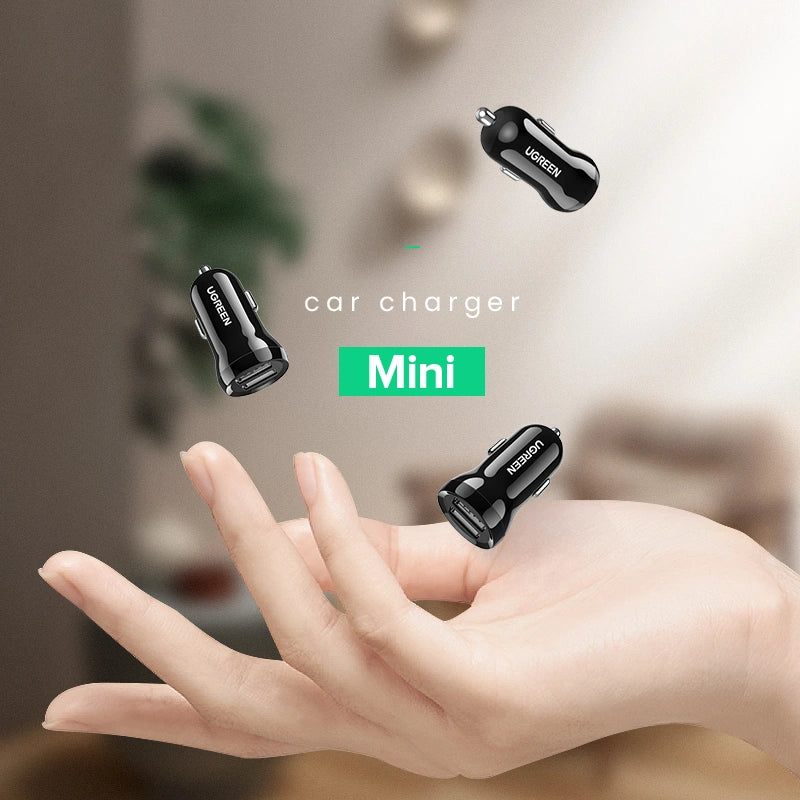 Ugreen 50875 Dual Port 24W USB Car Charger