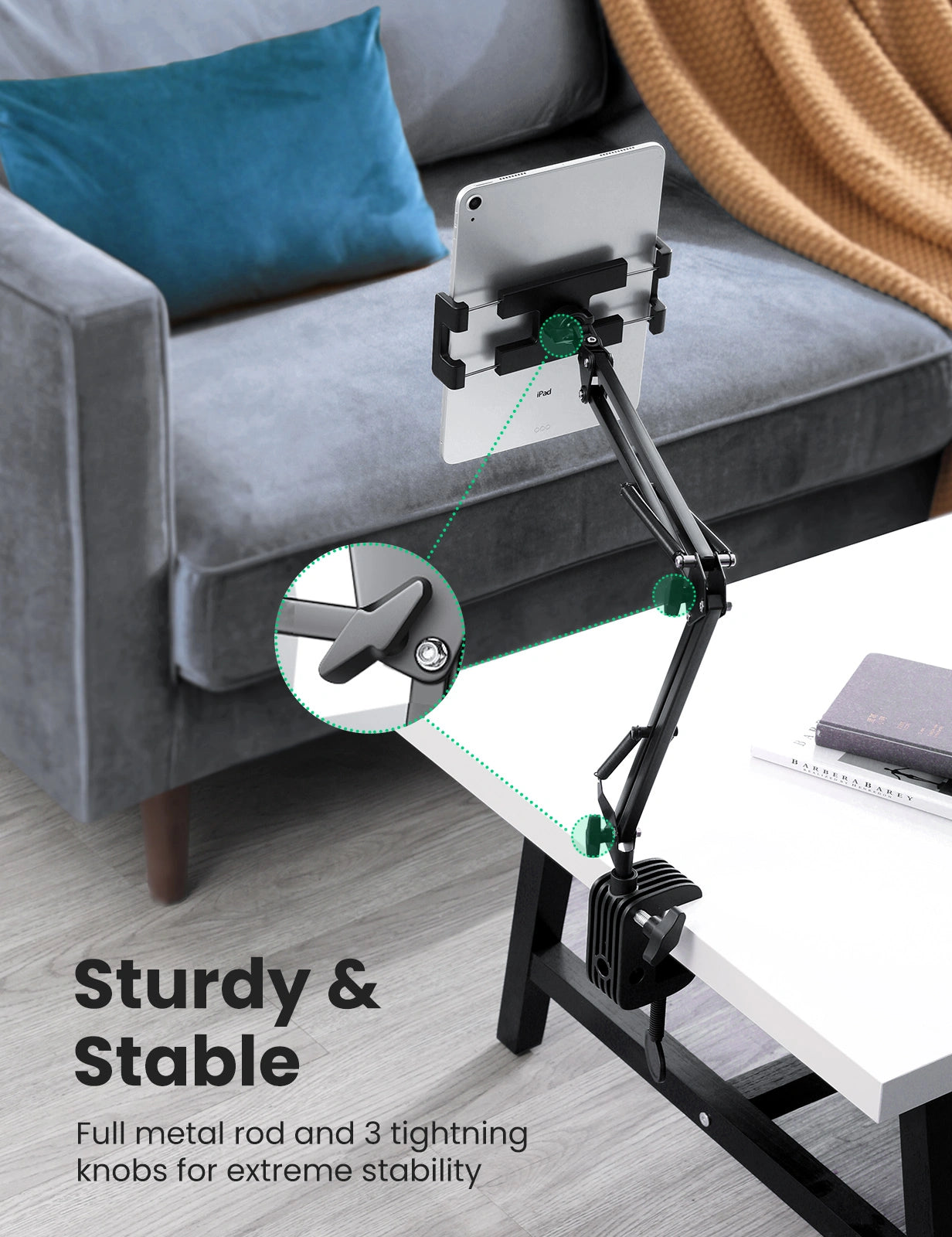 UGREEN 50394 Universal Holder, Folding Long Arm