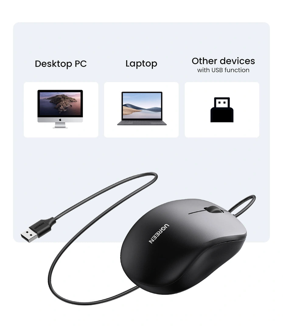 Ugreen 90789 USB Wired Mouse