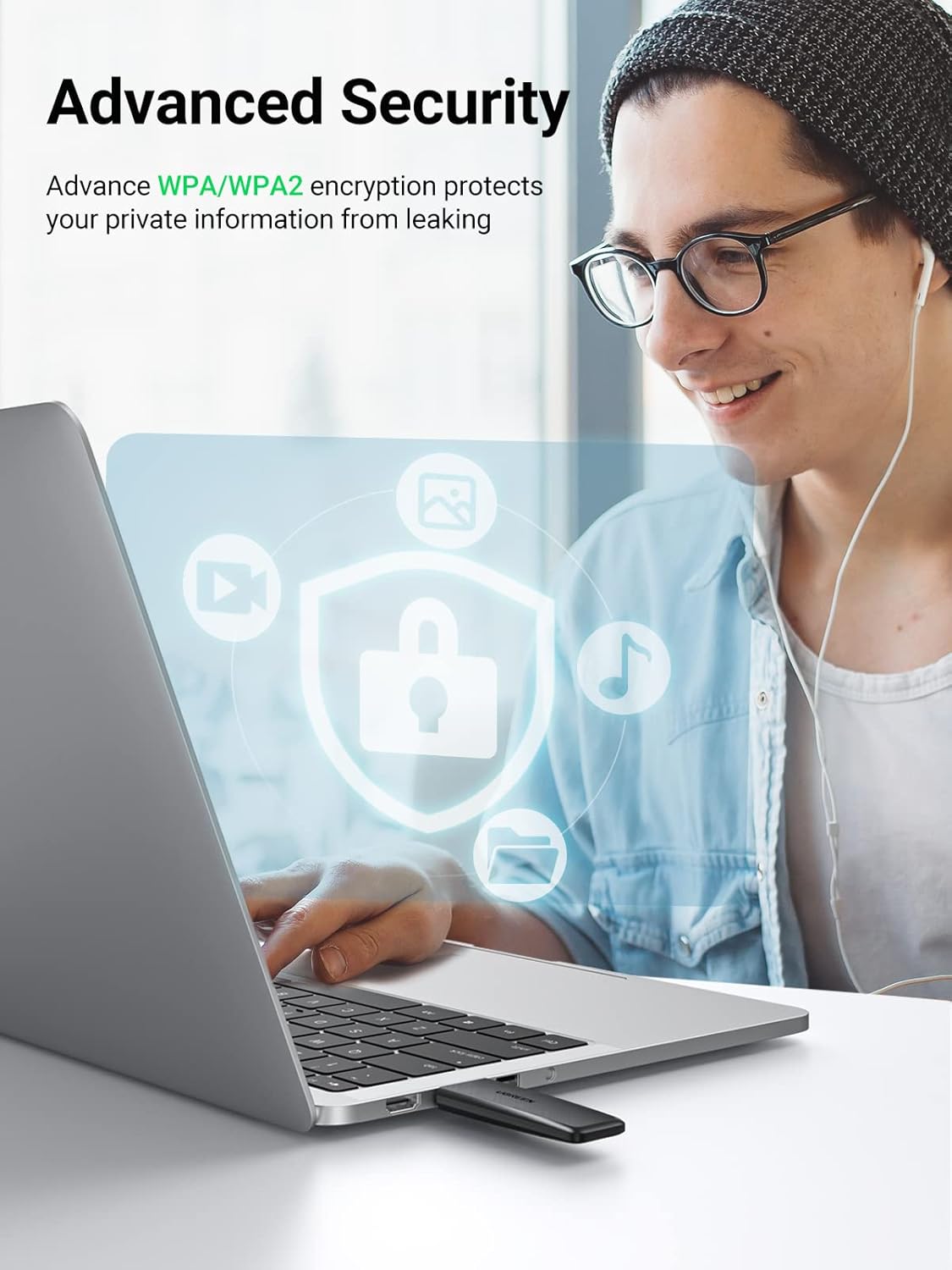 UGREEN 50340 AC1300 Wireless Network Adapter
