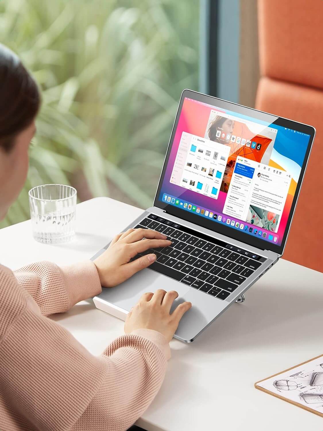 UGREEN 80348 Desktop Laptop Stand, Elevate Your Setup. Work Smarter