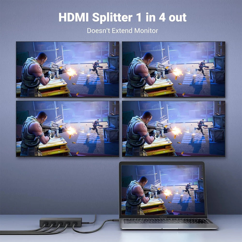 UGREEN 90514 HDMI Splitter 1 IN 4 Out (4K@60Hz)