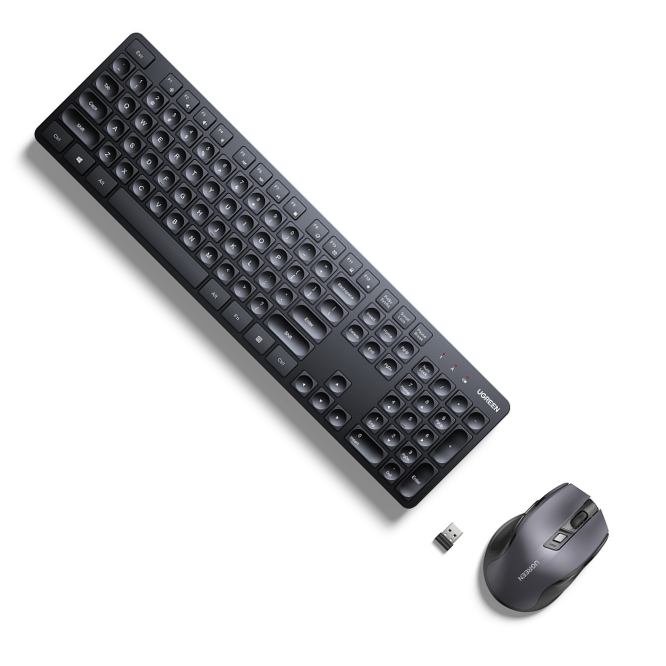 Ugreen MK006 Wireless Keyboard & Mouse Combo, 2.4GHz